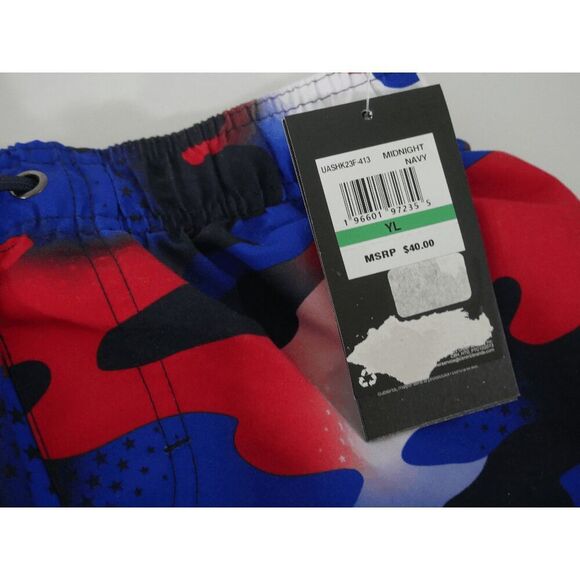 Under Armour Boys' YOUTH USA Street Camo Volley Swim Trunk Shorts L - Picture 4 of 8